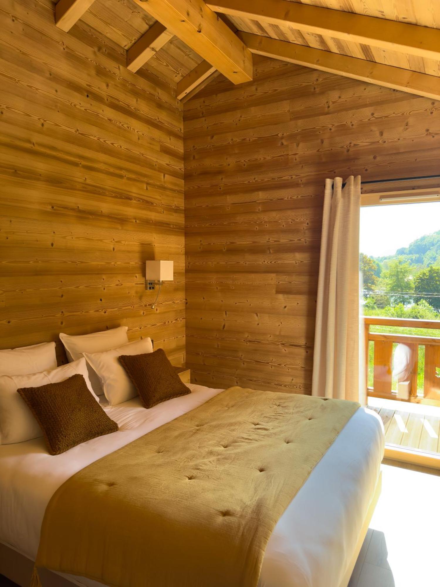 Chalet L'Oseraie, Location Touristique Spa 4 Etoiles Au Coeur Des Vosges Le Saulcy Exterior photo